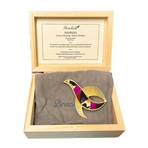 Brackish  'Hannah' Brooch -18K Gold-Plated